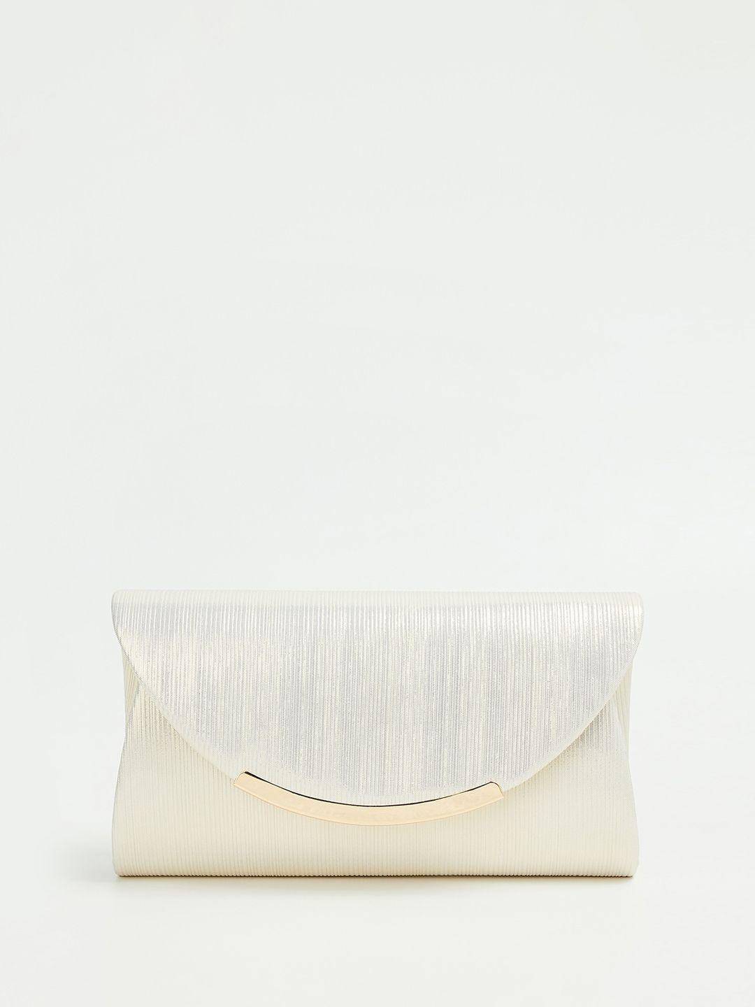 code by lifestyle textured envelope clutch