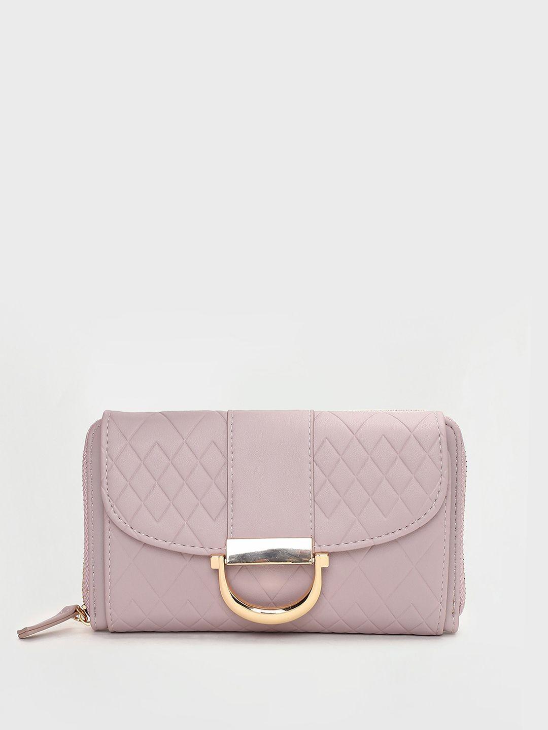 code by lifestyle textured structured sling bag