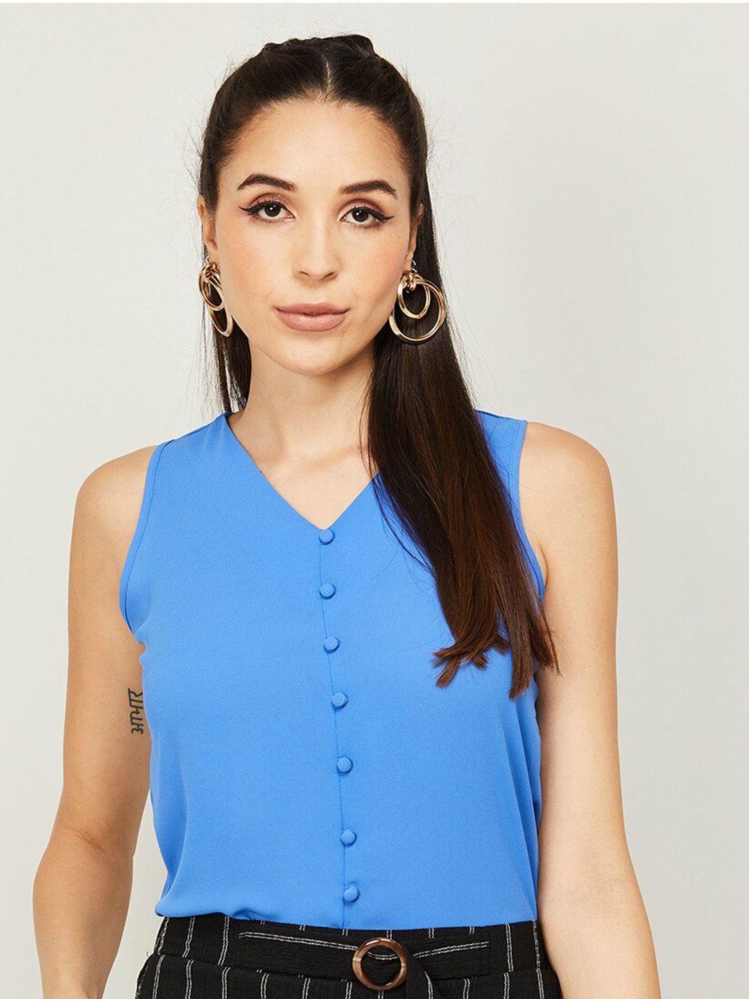 code by lifestyle v-neck sleeveless top