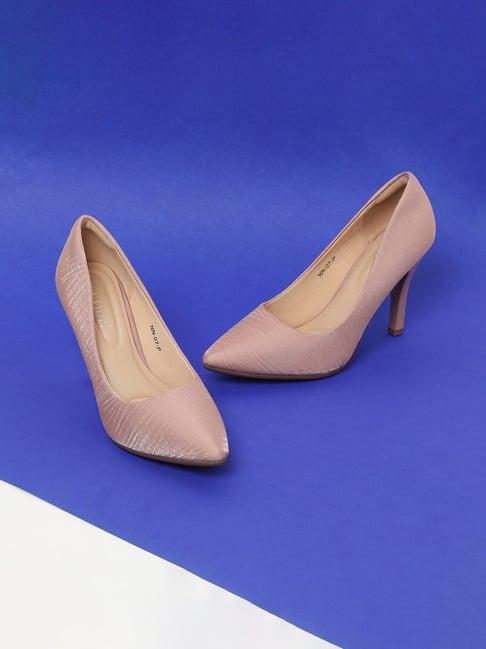 code by lifestyle women's pink stiletto pumps