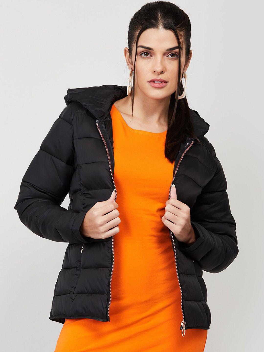 code by lifestyle women black puffer jacket