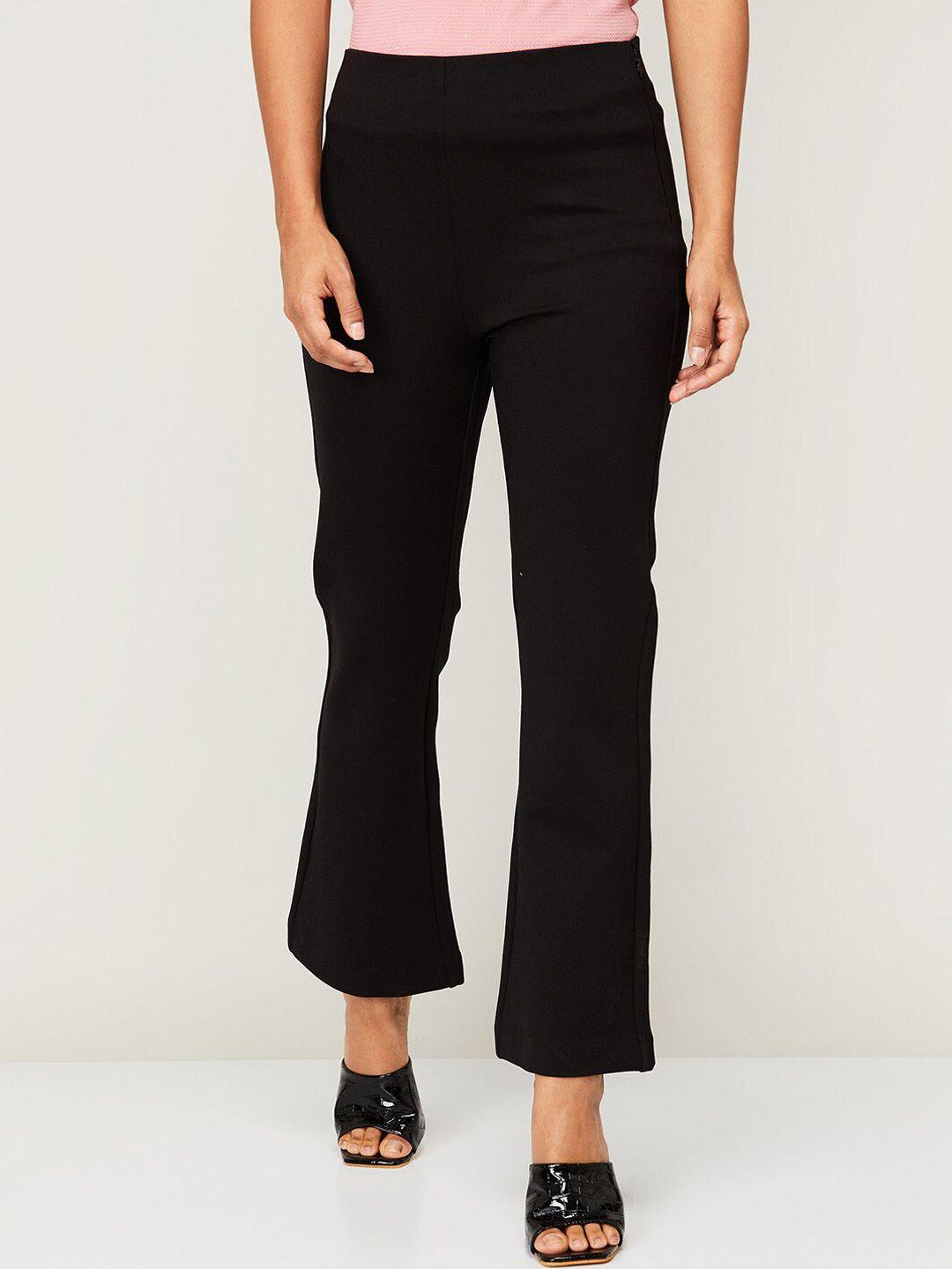 code by lifestyle women black trousers