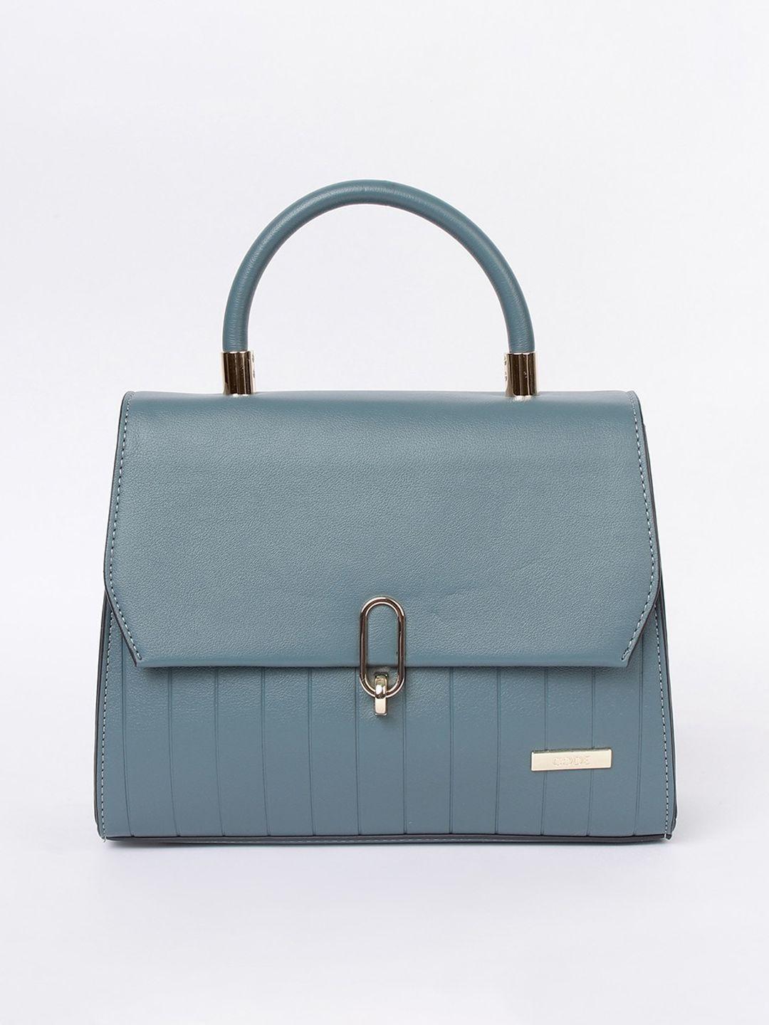 code by lifestyle women blue structured satchel