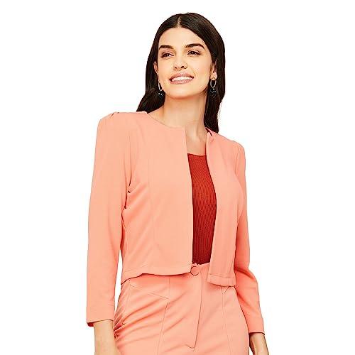 code by lifestyle women coral poly rayon regular fit solid shrug_12