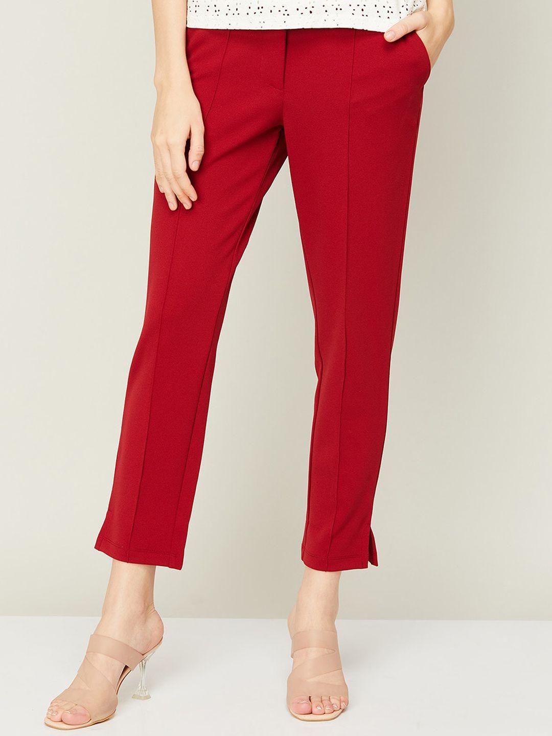 code by lifestyle women cropped regular trousers