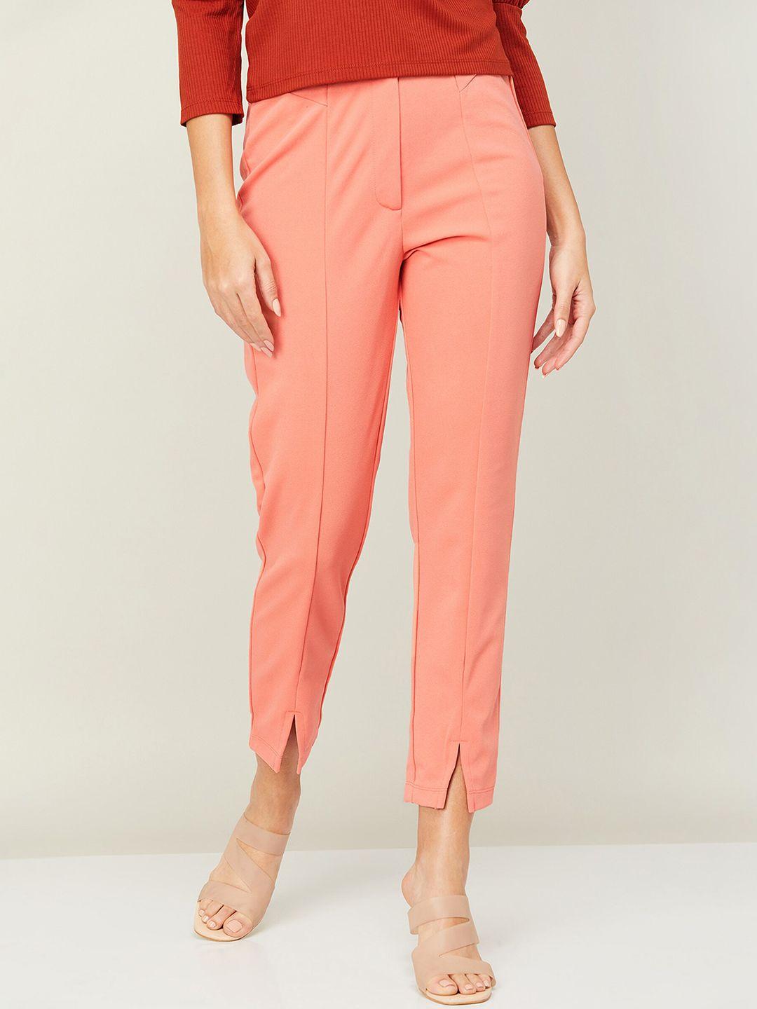 code by lifestyle women cropped regular trousers
