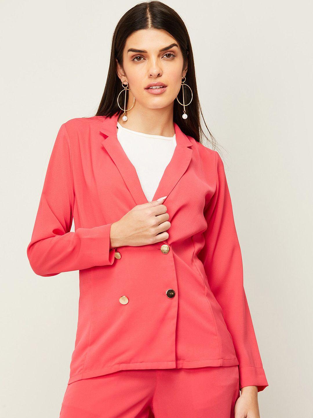 code by lifestyle women double-breasted blazer
