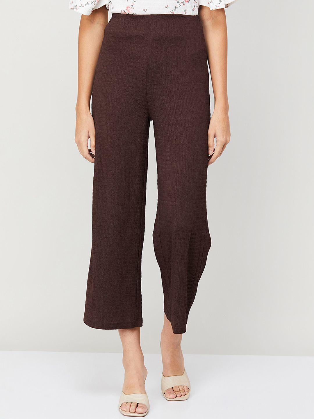 code by lifestyle women mid rise culottes trousers