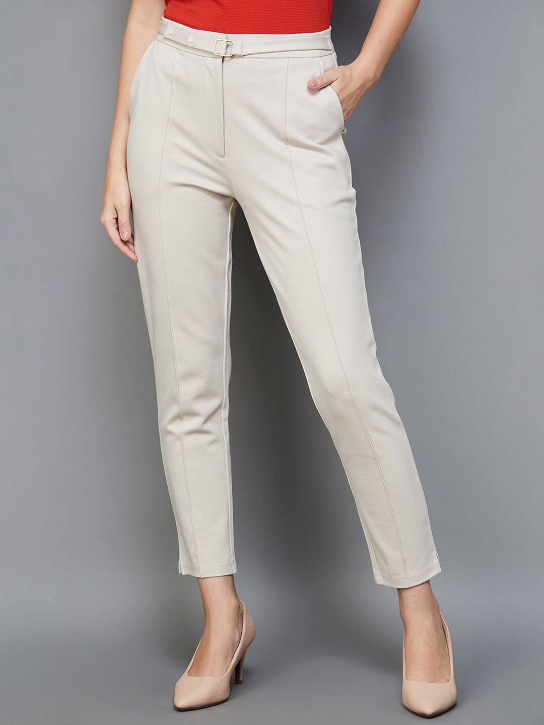 code by lifestyle women mid-rise trousers