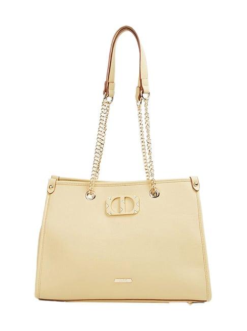 code by lifestyle yellow shoulder bag