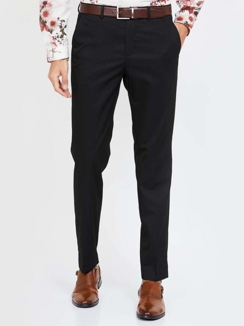 code by lifestyleblack slim tapered fit trousers