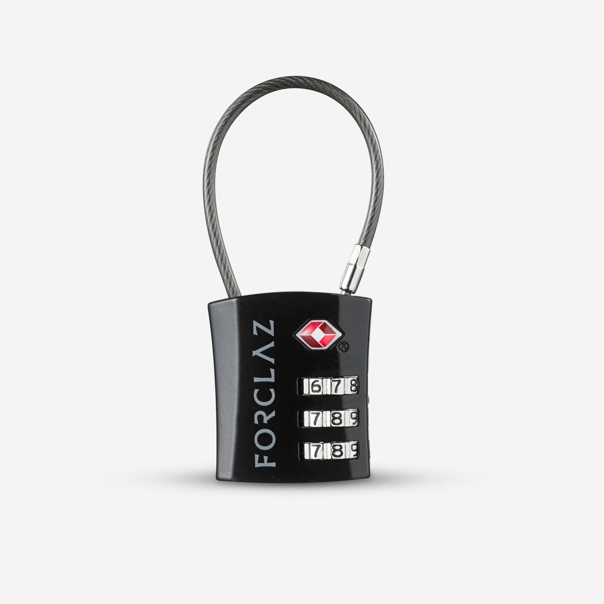 code cable lock - travel tsa - black