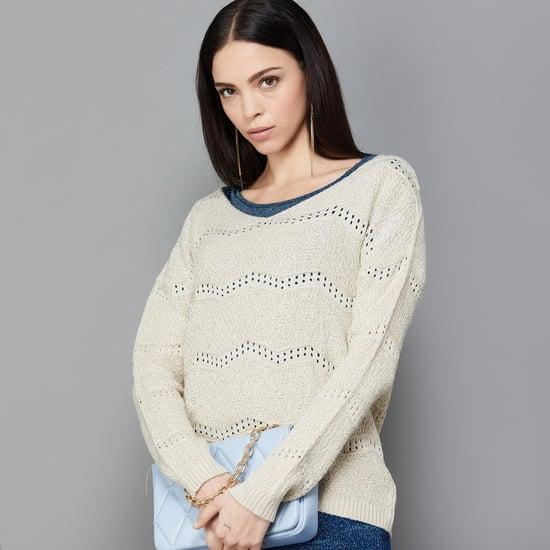 code classic women knitted sweater