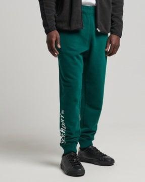 code core brand print sports joggers