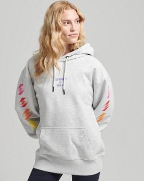 code halftone s logo os hoodie