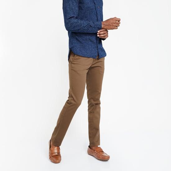 code solid flat-front chinos