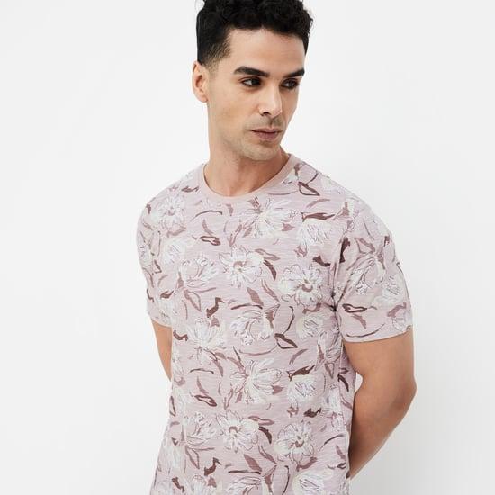 code unwind men print slim fit t-shirt