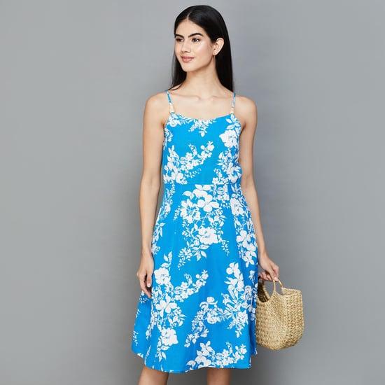 code women floral printed dress