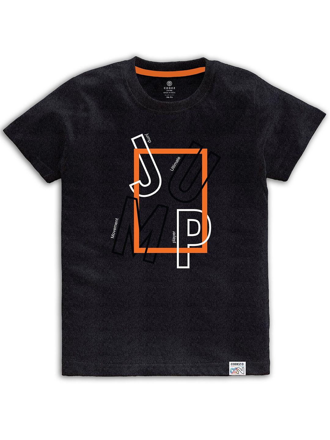 codez-boys-charcoal-printed-applique-t-shirt