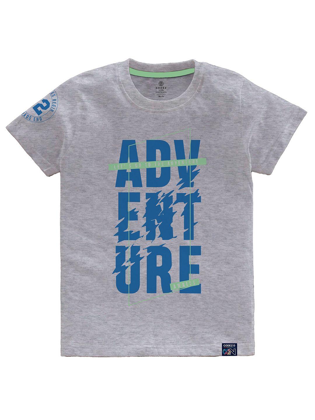 codez-boys-grey-typography-printed-applique-t-shirt