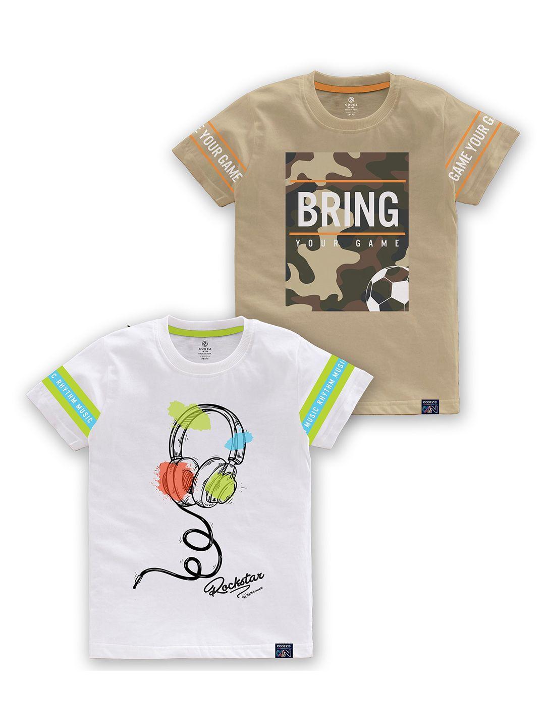 codez-boys-pack-of-2-graphic-printed-cotton-t-shirts