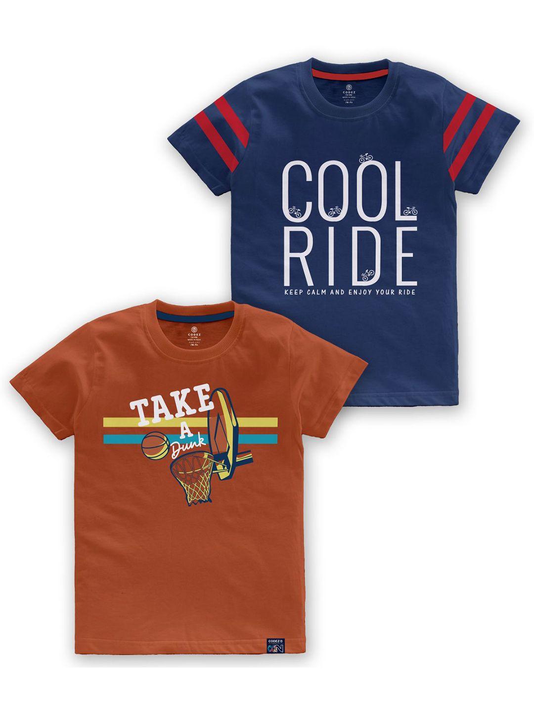 codez-boys-pack-of-2-printed-cotton-t-shirts