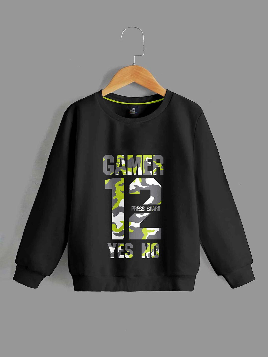 codez boys typography printed sweatshirt