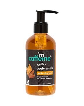coffee with almonds body wash
