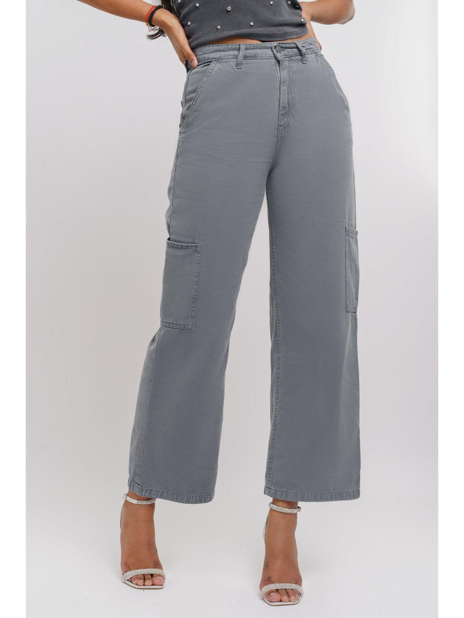 coin grey straight jeans