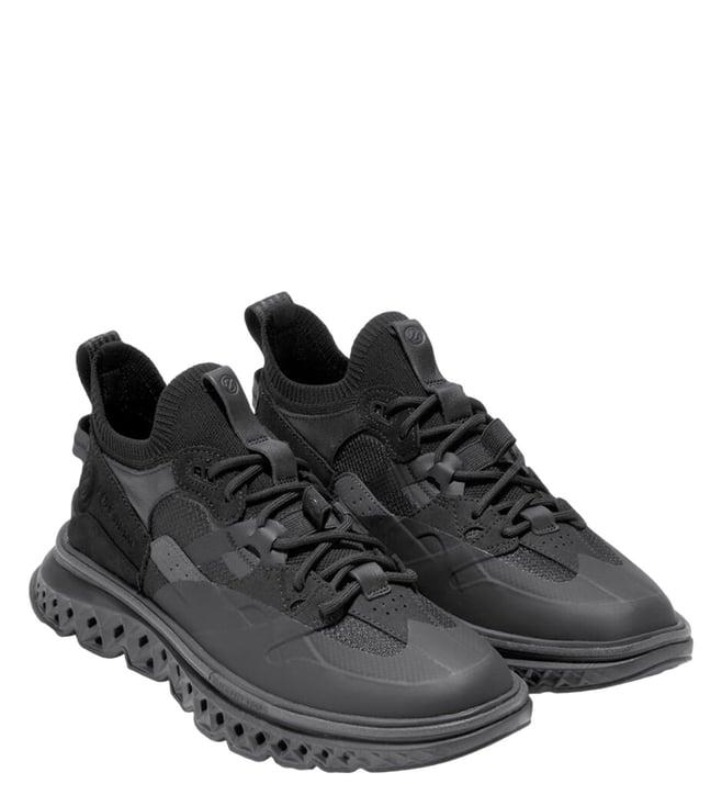 cole haan men's 5 zerogrand wrk black sneakers
