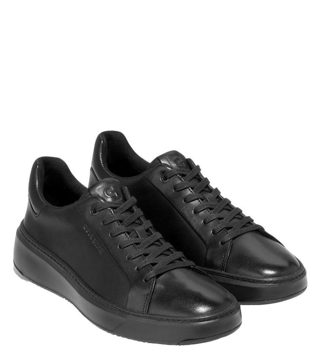 cole haan men's grandpro topspin black sneakers