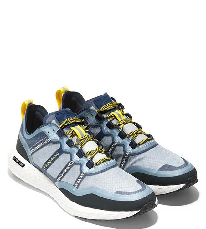 cole haan men's zerogrand outpace light grey runner sneakers