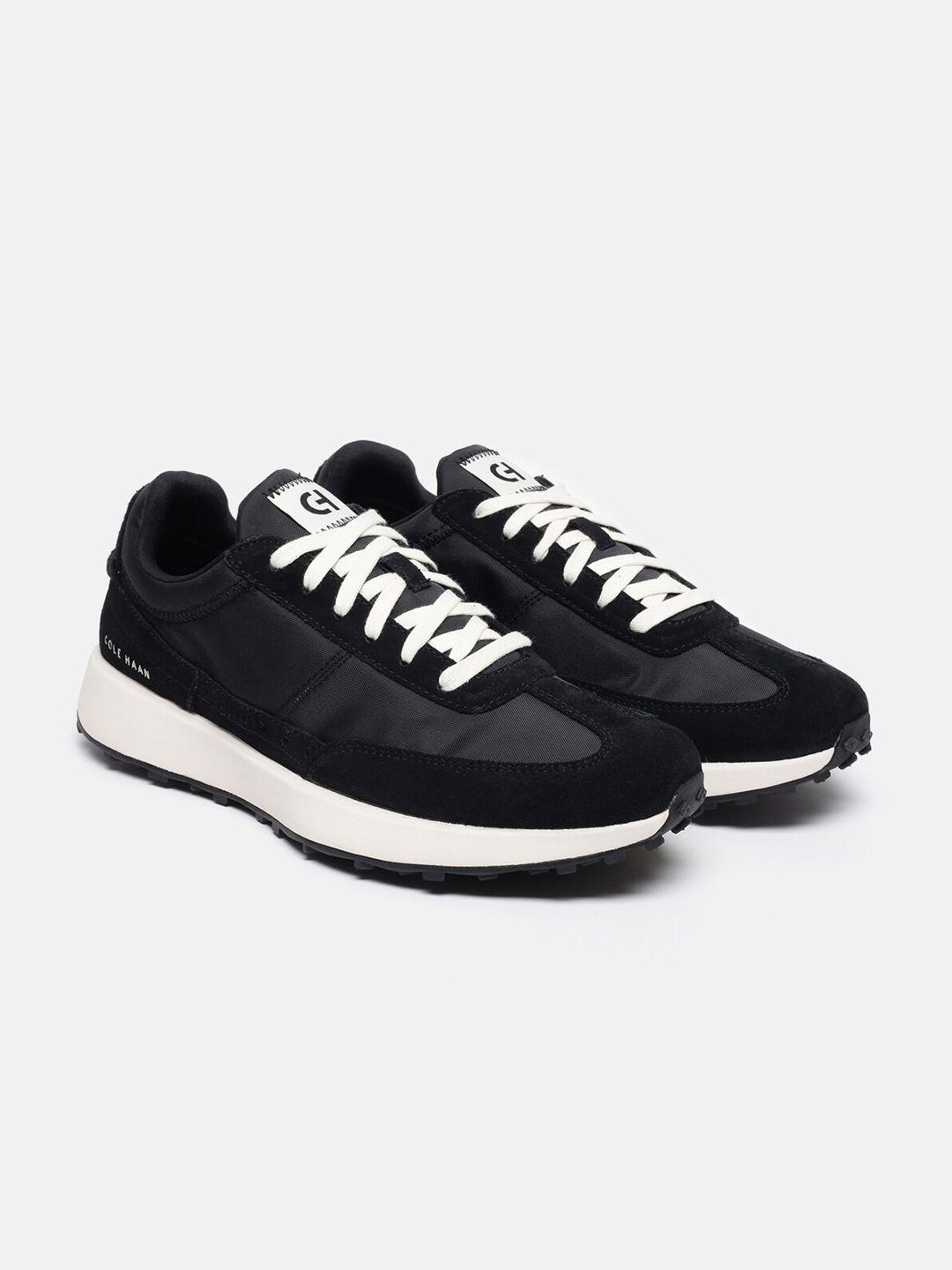 cole haan men leather lace-up sneakers