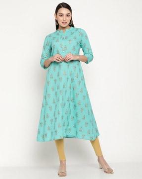 collar a-line kurta