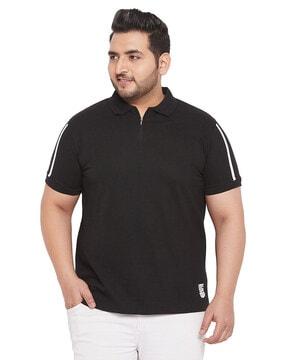 collar-neck  polo t-shirt