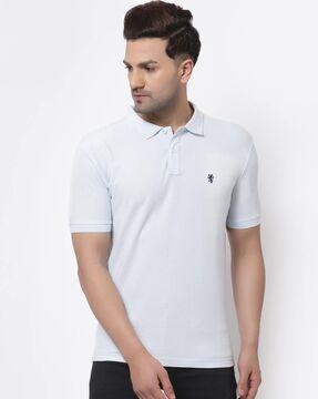 collar-neck polo t-shirt