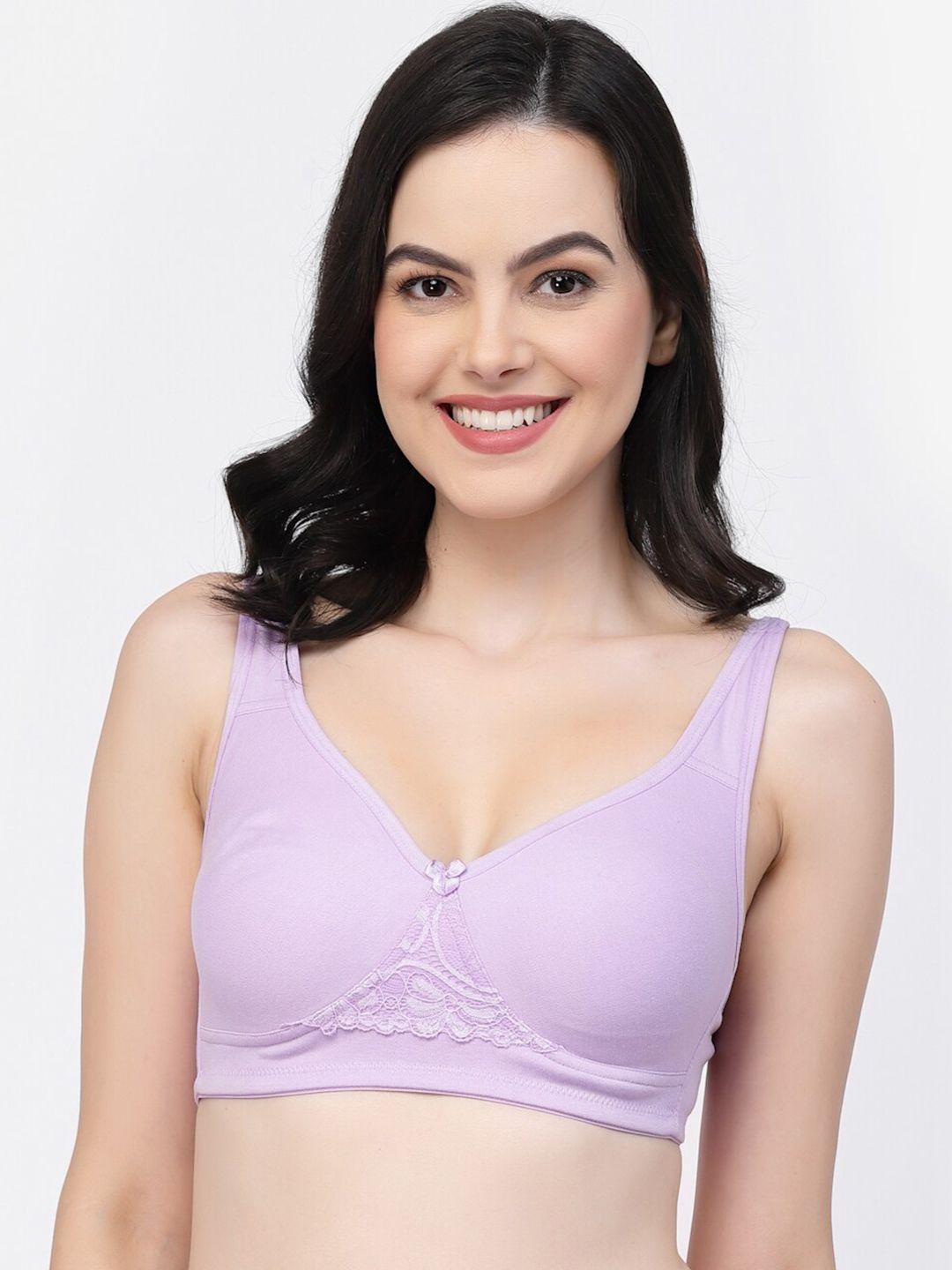 college girl non-padded seamless all day comfort full coverage cotton t-shirt bra