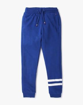 collegiate joggers with elasticated waist