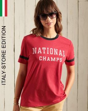 collegiate ivy league crew-neck t-shirt