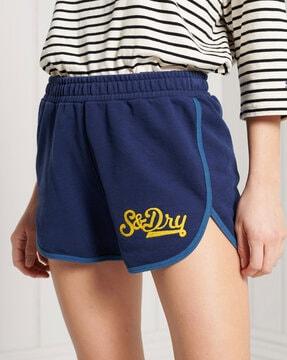 collegiate union shorts with elasticated waist