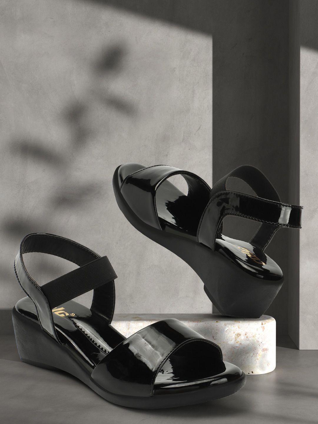 colo black wedge sandals