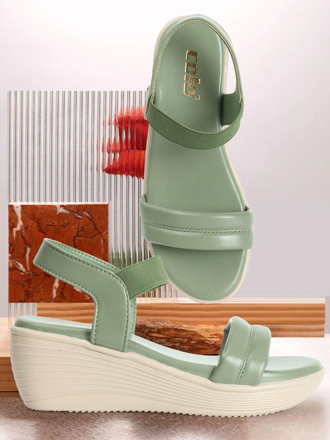 colo colourblocked block sandals with buckles