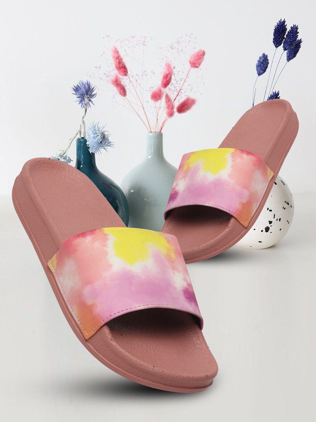 colo women printed sliders