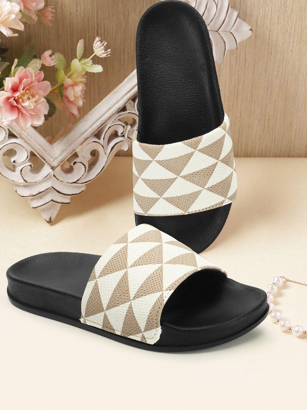 colo women printed sliders