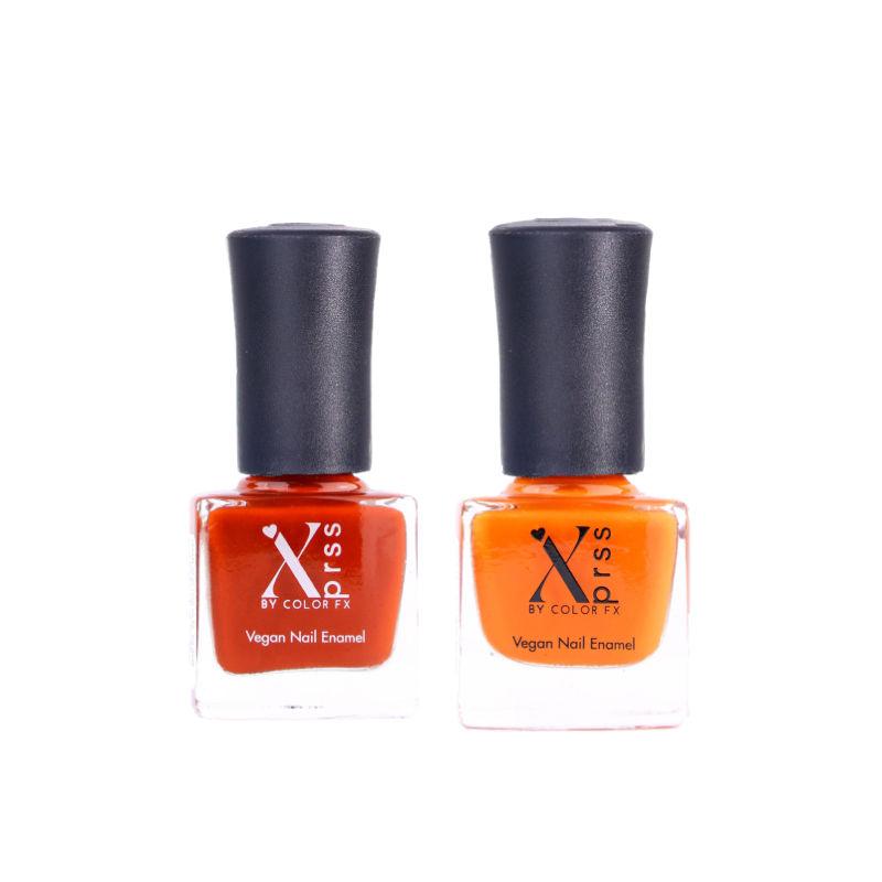 color fx xprss vegan nail enamels - pack of 2