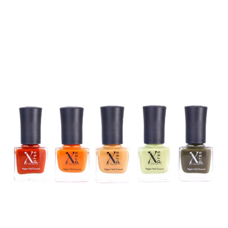 color fx xprss vegan nail enamels - pack of 5