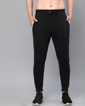 color-block joggers with side pockets