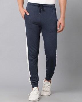 color-block track pant with drawstrings