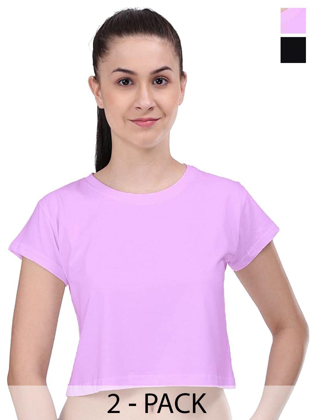 color capital pack of 2 cotton tops