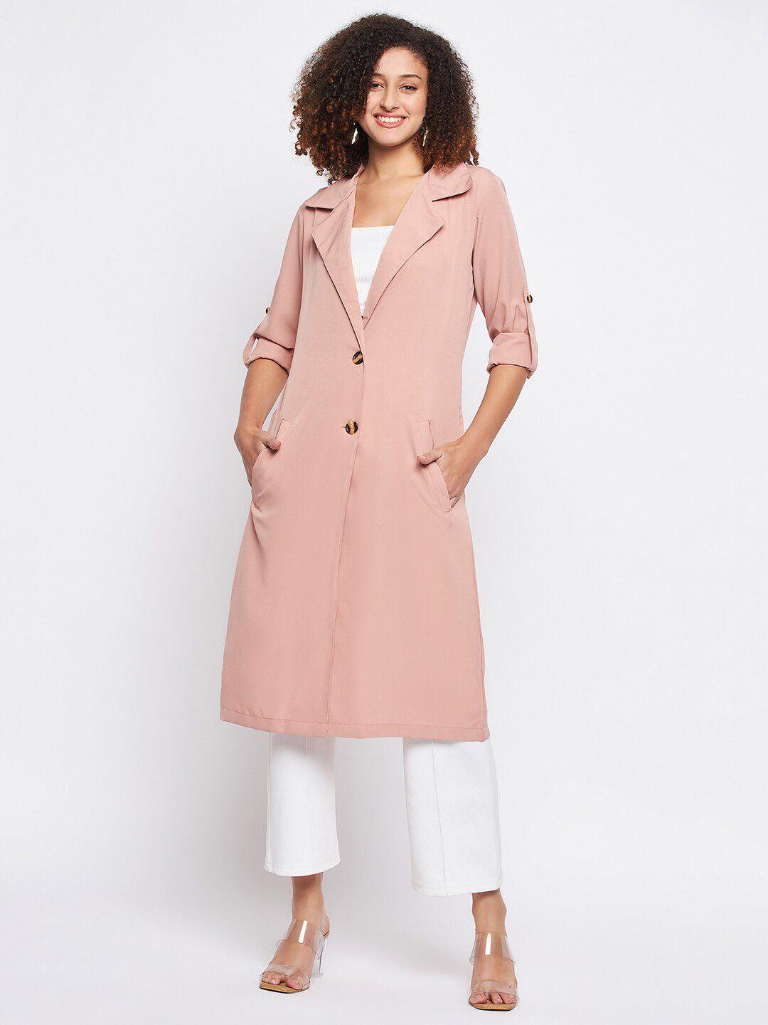 color cocktail longline button shrug